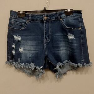 NWOT Distressed Denim Shorts